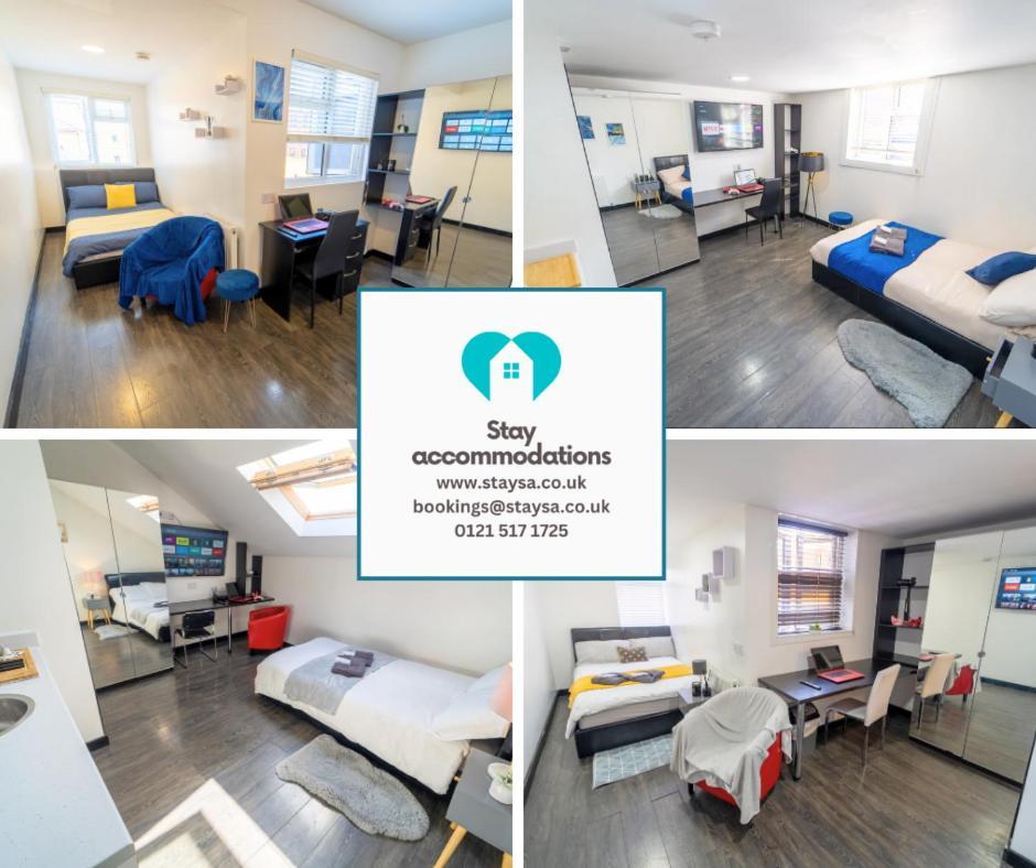 Staysa Equipped Studios Near Qe And Uob In Guesthouse Close To The City! Birmingham Eksteriør bilde